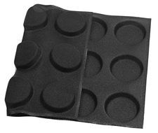 Dltsli Silicone Non Stick Perforated Baking Liners Mat Bread Buns Mold Subway Bread Mould N5