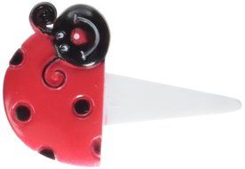 Oasis Supply Cupcake/Cake Decorating Ladybug Puffy Picks, 2-Inch, Assorted Colors, Set of 12