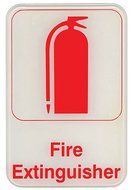 Update International (S69-6RD) &quot;Fire Extinguisher&quot; Sign