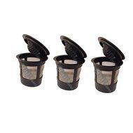 3 X NEW Reusable Single Cup Keurig Solo Filter Pod K-cup Coffee Stainless Mesh