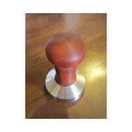 58mm Stainless Steel Tamper with Natural Rosewood Handle