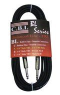 CBI BL2A Cable - 15 Foot, 1/4 Inch TRS To 1/4 Inch TRS Balanced N3