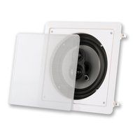 Acoustic Audio CS-i83s 8-Inch Square 3 Way Speaker (White)