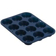 Marathon Housewares KW200011YE Premium Silicone 12 Cup Mini Muffin Pans, Yellow N3