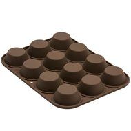 Marathon Housewares KW200011YE Premium Silicone 12 Cup Mini Muffin Pans, Yellow N4