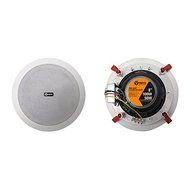 Voyz In-Wall / In-Ceiling Dual 8-Inch Speaker System, Directable Tweeter, 2-Way, Flush Mount, White N3