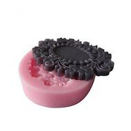 Y&amp;XL&amp;H Flower Baking Fondant Cake Chocolate Candy Mold,L6cmW5cmH0.9cm N2
