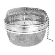 Happy Sales Spice Ball Herb Infuser Extra Large 4.5&quot;D, Stainless Steel
