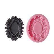 Y&amp;XL&amp;H Flower Baking Fondant Cake Chocolate Candy Mold,L6cmW5cmH0.9cm N3