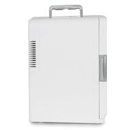 Della Portable Mini Fridge Camper RV Dorn Home Office Boat, LCD Cooler and Warmer 15L -White N7