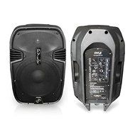 PYLE-PRO PPHP1285A 800 Watts 12-Inch Powered 2 Way Plastic Molded Speaker System