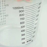 Sher 1L Measuring Cups &amp; Spoons,Transparent Plastic N4