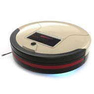Bobsweep Pet Hair 4-in-1 Robotic Vacuum Cleaner and Mop, Champagne Robot, HEPA, Floor Sweep Vacuum (Complete Set...