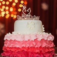 Shadow style cake topper (The Hunt is Over)
