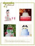 Shadow style cake topper (The Hunt is Over) N2