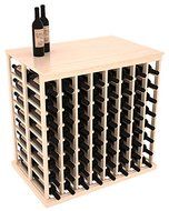 Wine Racks America Ponderosa Pine Double Deep Tasting Table + Solid Top. 13 Stains to Choose From! N3