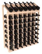 Wine Racks America Ponderosa Pine 7 Column 8 Row Display Top Kit. 13 Stains to Choose From!