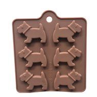 Always Your Chef 6-Cavity Silicone Puppy Chocolate Candy Making Molds, Baking Molds for Jello, Gummy, Soap and...