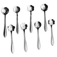 Wenkoni Stainless Steel Creative Spoon for Coffee&#12289;Tea&#12289;Cake&#12289;Sugar&#12289;Dessert Ice Cream Spoon (Set of 8) N11