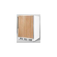 Summit AL650BIFR 24" Built-In Undercounter Refrigerator-Freezer with 5.1 Cu. Ft. Capacity Slide-In Panel Door...