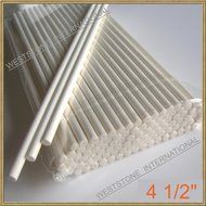 100pcs (4 1/2&quot; Lollipop Stick + 3&quot;x4&quot; Bag + Silver Tie) for Cake Pop Lollipop Candy N3