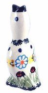 Collectible Baking Essential: Polish Pottery Pie Bird Vent Whistle Funnel Chimney - For Venting 2-Crust Pies (... N2