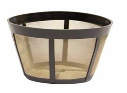 Goldtone Permanent Reusable Basket Coffee Filter Fits Bunn Coffee Makers