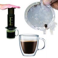 4pk Premium Ultra Slim Stainless Steel Reusable Aeropress Coffee Filter for Aeropress Coffeemaker N3