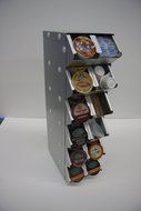 Two Bad Cats G35H6W0C Storage Display Rack for Keurig Single serve cup, Holds 114 Single serve cup N4