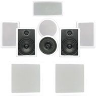 Theater Solutions TSCST67 In Wall and In Ceiling 1580W Home Theater 7.2 Speaker System