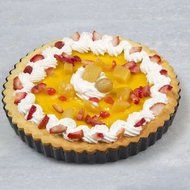 Pie Tart 11&rdquo; Baking Pan Made of Non-Stick Black Aluminum for Home Kitchen and Catering