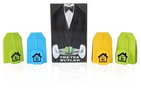 Tea Infuser 4 Pack Butler in the Home Silicone Tea Bag Water Infusers Strainer Loose Herbal Tea Leaf Filter in... N8