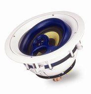 JA Audio 6.5" Fiberglass 2-Way 100 Watt Round In-Ceiling Speakers with Pivoting Tweeter (Pair) N2