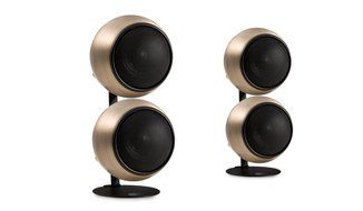 Orb Audio Mod2X QuickPack - Satellite Speakers and Desk Stand, Hand Antiqued Bronze N6