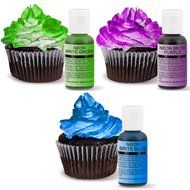 US Cake Supply by Chefmaster Airbrush Cake Neon Color Set - The 6 Most Popular Neon Colors in 0.7 fl. oz. (20ml...