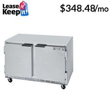 Beverage Air UCR48AR Two-Section Undercounter Refrigerator 48&quot; W, 13.9 cu. ft.