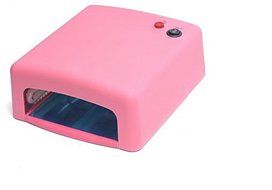 Yosa UV Gel Nail Art Lamp Dryer Manicure Light Gellish Curing Timer 36W +4 x 9W Blubs US Plug(pink)