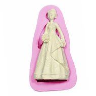 Sher Silicone Cake Topper Mold Bride Shape Silicone Chocolate Mold For Wedding Cake Decorating Arts &amp; Crafts N3