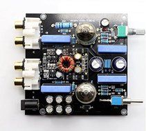 Douk Audio Mini 6J1 Valve &amp; Vacuum Tube Pre-Amplifier Stereo HiFi Buffer Preamp(Silver） N3