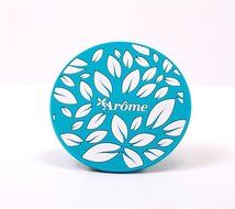 Arome Loose Leaf Tea Infuser and Matching Beverage Coaster (Tropical Blue) N2