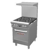 Southbend 4241E Range, 24&quot; Wide, 4 Burners With Standard Grates (33,000 Btu), Sp