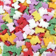 Marshalls Creek Spices All Natural Vegan Cake Decorations, Sprinkles, Rainbow Alphabet, 16 Ounce N17
