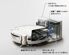 TOSHIBA robot cleaner Torneo Robo VC-RVD1-W (Gran White)