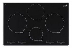 Fagor IFA-80BF 30" Induction Cooktop 4 Cooking Zones 12 Cooking Settings Extremely Durable Ceramic Glass Top 7...