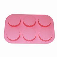 X-Haibei Round Mooncake Chocolate Muffin Cookies Jello Cake Soap Silicone Mold Pan