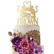 Sugar Yeti Made In USA Personalized Wedding Cake Topper Mrs Minnie Heart Mr Mickey #1 Black N4