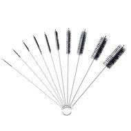 eBoot 8.2 Inch Nylon Tube Cleaning Brush Set Pipe Cleaning Brushes with Protective Cap, 10 Pieces N5