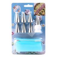Piping Tips, MCIRCO 7-piece Cake Decorating Tips Icing Tips Ruffle Tips Macaron Cupcake Frosting Kits for Teens... N3