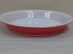 Vintage Pyrex Flamingo Pink Pie Plate 209