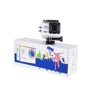 Mira-Tech Waterproof Action Camera 12MP 1080P HD with 2 Batteries and Free Accessories Kit(White)